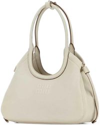 Miu Miu - Ivy Nappa Leather Shoulder Bag - Lyst
