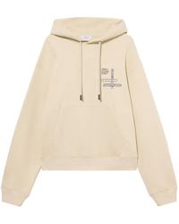 Off-White c/o Virgil Abloh - Graphic-Print Drawstring Hoodie - Lyst