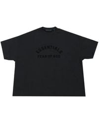 Fear Of God - Logo-Print Cotton T-Shirt - Lyst