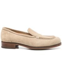 Lidfort - Suede Loafers - Lyst