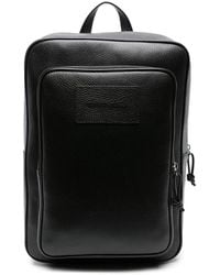 Emporio Armani - Leather Backpack - Lyst