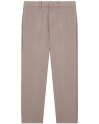 Emporio Armani - Pantalon Texturé À Ceinture - Lyst