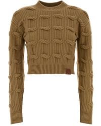 Stella McCartney - Pull En Maille Torsadée - Lyst