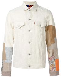 Junya Watanabe - Jacke Mit Patchwork-Ärmeln - Lyst