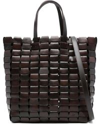 Dragon Diffusion - Bolso shopper tejido de piel - Lyst