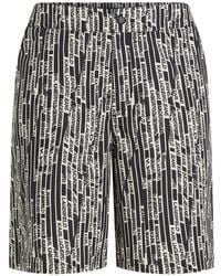 KARL LAGERFELD - All-Over Print Shorts - Lyst