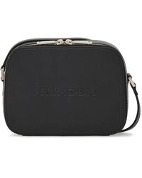 Ferragamo - Borsa A Spalla Con Logo Goffrato - Lyst