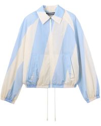 Jacquemus - Striped Zipped Windbreaker - Lyst