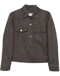 Max Mara - Button-Up Single Breasted Jacket - Lyst