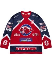 Supreme - Hockey-Trikot Mit Strass - Lyst