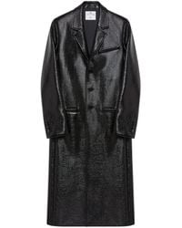 Courreges - Single-Breasted Zipped Tailored Coat - Lyst