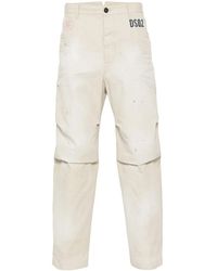 DSquared² - D2 Stamps Osaka Straight-Leg Trousers - Lyst