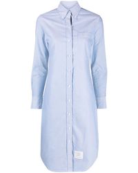 Thom Browne - Oxford-Cotton Shirtdress - Lyst