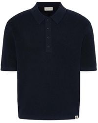 Calvin Klein - Ribbed-Knit Polo Shirt - Lyst