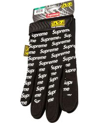 Supreme Guantes Mechanix Original - Negro