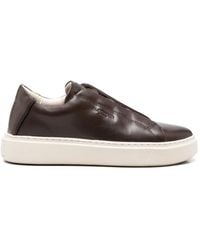 Alexander Smith - London Slip-On Logo-Debossed Leather Sneakers - Lyst