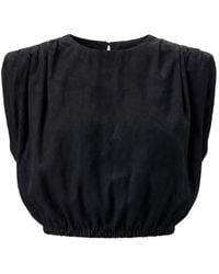 Toccin - Sirelle Padded-Shoulder Blouse - Lyst