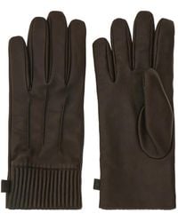 Ferragamo - Lined Topstitching Gloves - Lyst