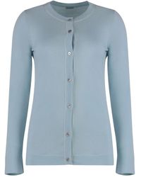 Malo - Virgin-Wool Cardigan - Lyst