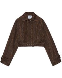 MSGM - Cappotto Con Cintura - Lyst
