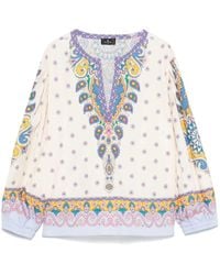 Etro - Top Imprime En Coton - Lyst