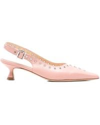 Anna F. - Verzierte Slingback-Pumps - Lyst