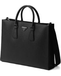 Prada - Tote Bag mit Logo - Lyst