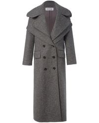 Monse - Cappotto Con Motivo A Spina Di Pesce - Lyst