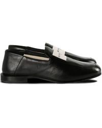 Givenchy - Logo-Label Leather Loafers - Lyst