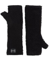 Hogan - Gestrickte Handschuhe Mit Logo - Lyst