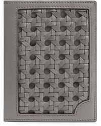 Aviteur - Cannage Leather Passport Wallet - Lyst