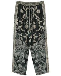 Pierre Louis Mascia - Aloe Floral-Print Drawstring Trousers - Lyst