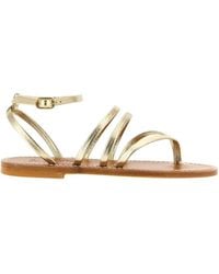 K. Jacques - Laminierte Hemeree Sandalen mit Zehensteg - Lyst