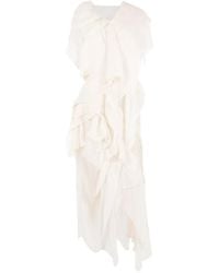 Yohji Yamamoto - Pleated Draped Dress - Lyst