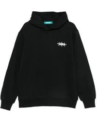 Barrow - Logo-Print Pouch-Pocket Hoodie - Lyst