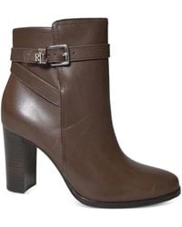 Ralph Lauren - 85Mm Buckle-Strap Boots - Lyst