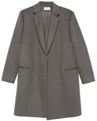 The Row - Ciel Notched-Lapels Single-Breasted Coat - Lyst