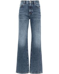 Chloé - High Waist Flared Jeans - Lyst