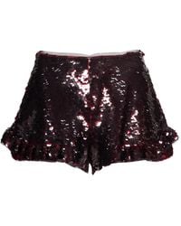 Simone Rocha - Sequin-Embellished Ruffled Shorts - Lyst