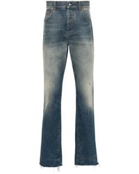 Gucci - Mid-Rise Straight-Leg Raw-Cut Jeans - Lyst