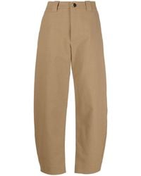 Ganni - Cropped Tailored Trousers - Lyst