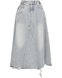 Musium Div. - Asymmetric Denim Skirt - Lyst