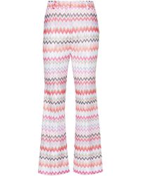 Missoni - Zigzag-woven Cropped Trousers - Lyst