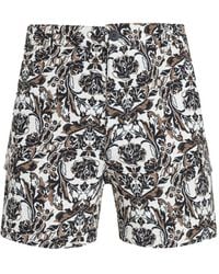Osklen - Short À Fleurs Imprimées - Lyst