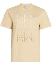 Patou - T-Shirt Mit Logo-Print - Lyst
