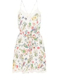 Zadig & Voltaire - Ristys Floral-print Mini Dress - Lyst