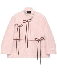 Simone Rocha - Doudoune À Ornements En Cristal - Lyst
