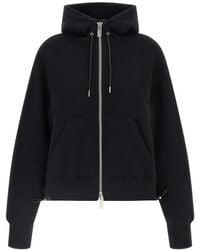 Sacai - Zip-Up Drawstring Hoodie - Lyst