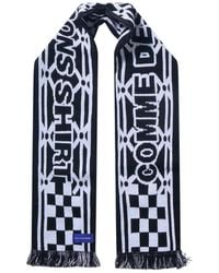Comme des Garçons - Intarsia-Knit Fringed Scarf - Lyst