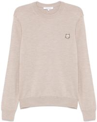 Maison Kitsuné - Maison Kitsune 'bold Fox Head Wool Jumper - Lyst